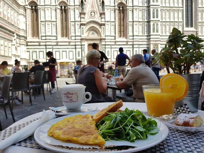 Alojamiento y desayuno para 2 personas, con vistas en Florencia