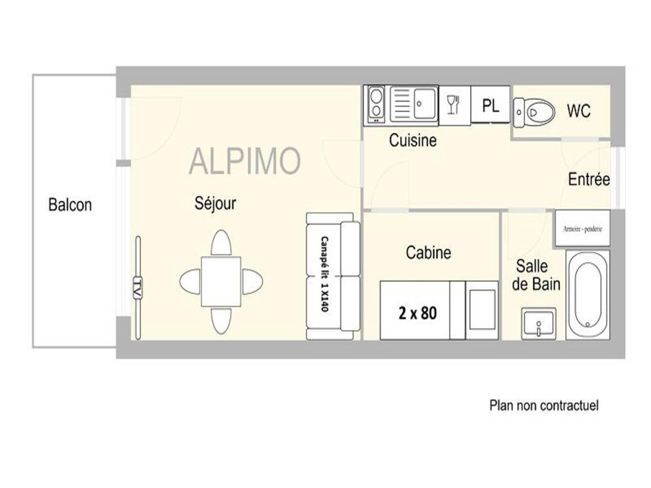 Appartement entier, Appartement près du Mont Bisanne avec vue in Les Saisies, Région d'Albertville