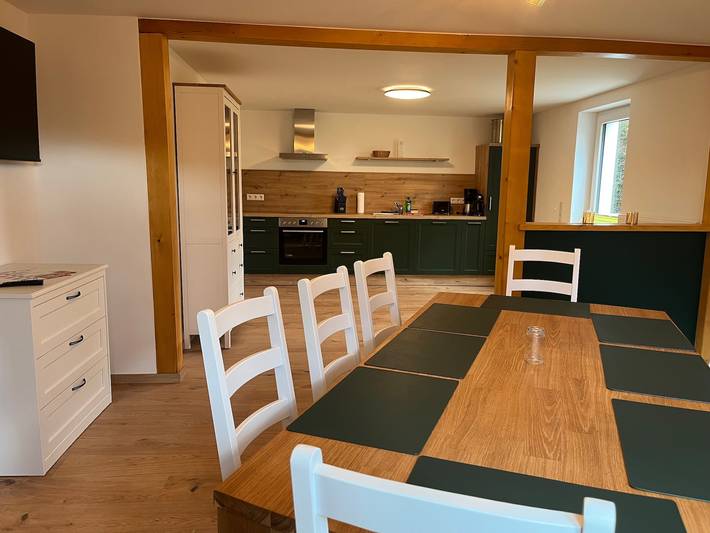 Ferienwohnung für 8 Personen, mit Terrasse und Garten sowie Ausblick in Reinhardtsdorf-Schöna