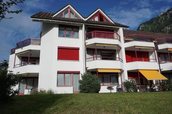 Ganze Wohnung, Privat-Studio mit Alpenblick und Wellness beim Swiss Holiday Park in Morschach, Vierwaldstättersee