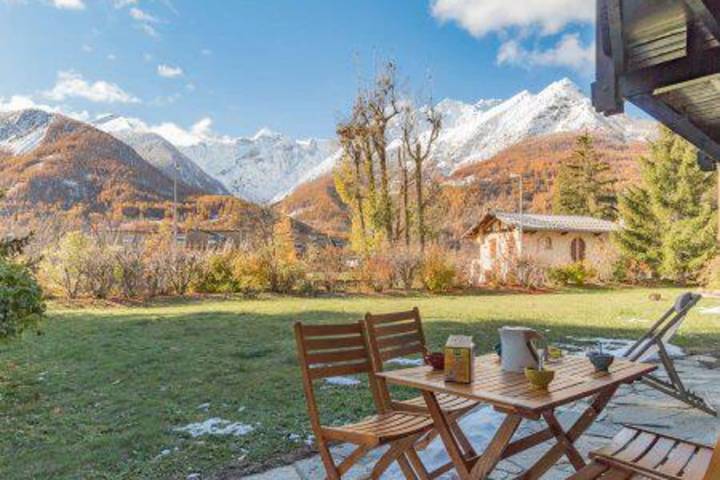 Appartement de vacances pour 7 personnes, avec Terrasse et Jardin
