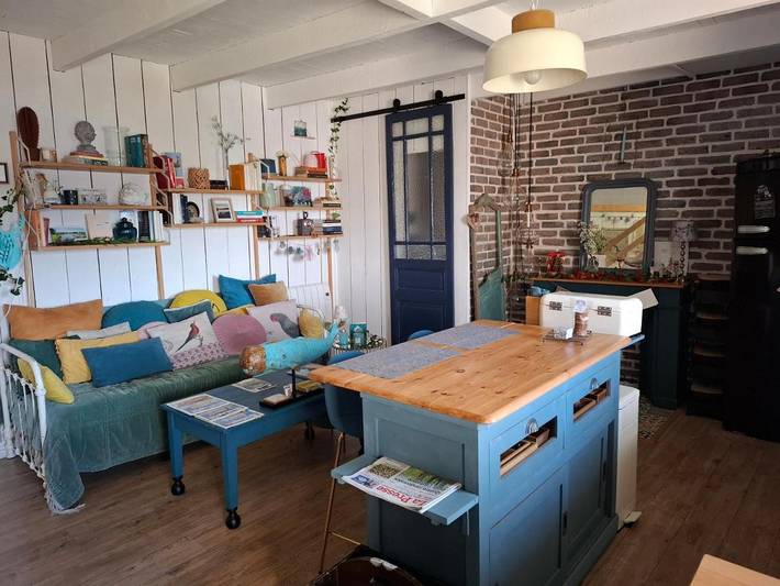 Location de vacances pour 2 personnes, avec vue et terrasse dans Pouldouran