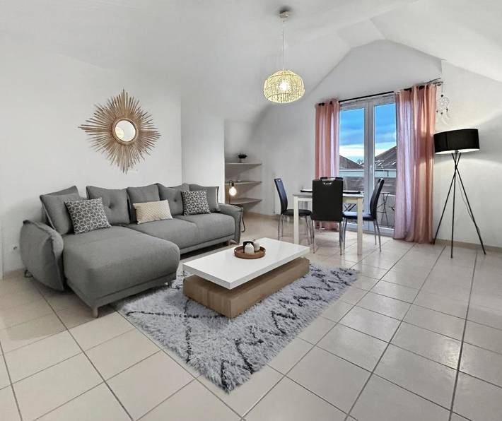 Appartement de vacances pour 4 personnes, avec balcon et vue