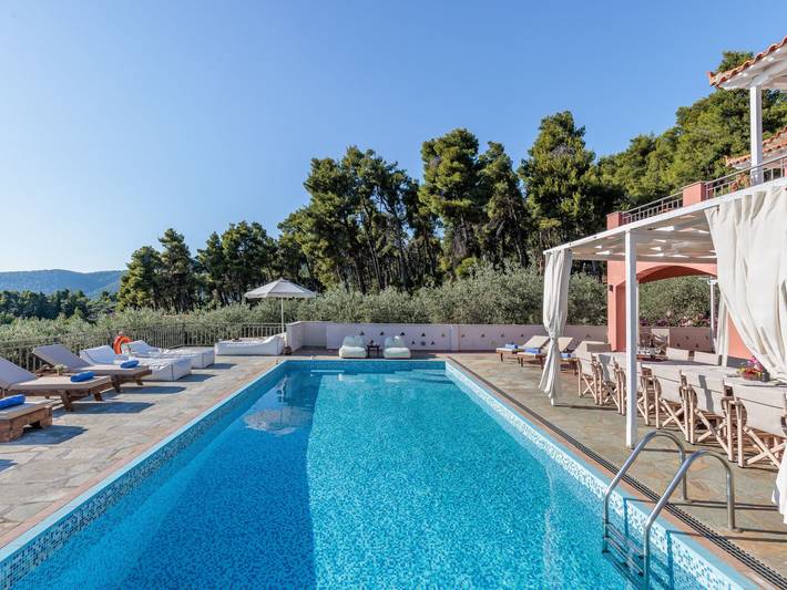 Ferienhaus für 10 Personen, mit Balkon und Terrasse sowie Garten und Pool auf Skopelos - 2