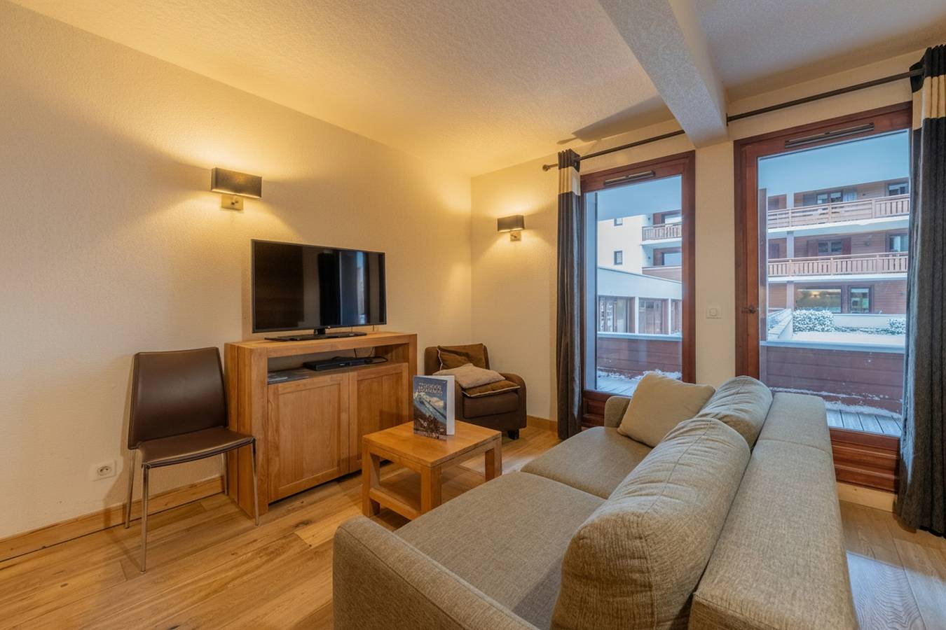 Apartamento entero, L'Ours Bleu B01 - Ski in Ski out in Vallorcine, Macizo del Mont Blanc