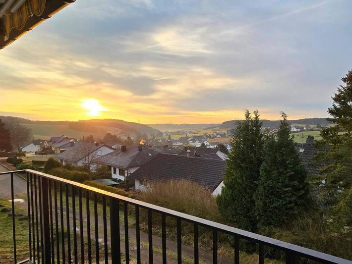Ferienwohnung für 5 Personen, mit Garten und Ausblick