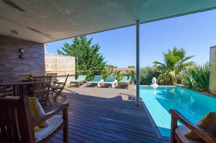 Villa pour 8 personnes, avec Terrasse ainsi que Jardin et Piscine à Calafell - 4