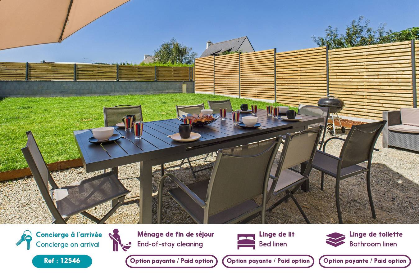 Sea view – 500m from the beach – House for 10 in Saint-Gildas-de-Rhuys, Côte des Mégalithes