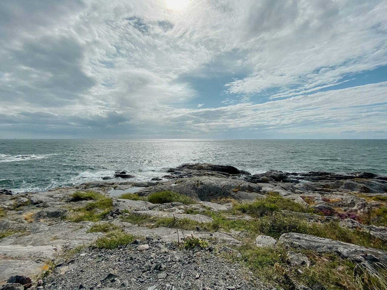 Historisches Häuschen am Leuchtturm von Landsort in Nynäshamn
