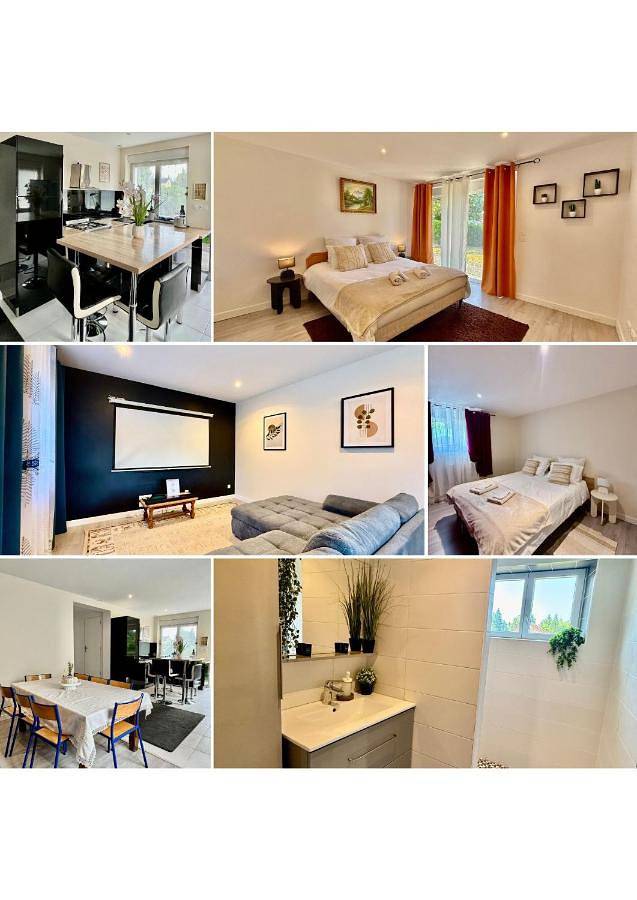 Location de vacances pour 6 personnes, avec vue ainsi que jardin et piscine à Saint-Brice-sur-Vienne - 2