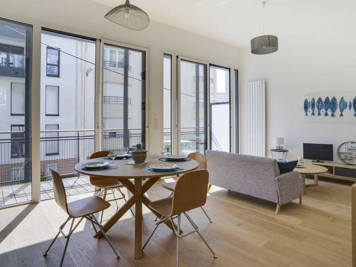 Appartement de vacances pour 4 personnes, avec Terrasse à Saint-Malo