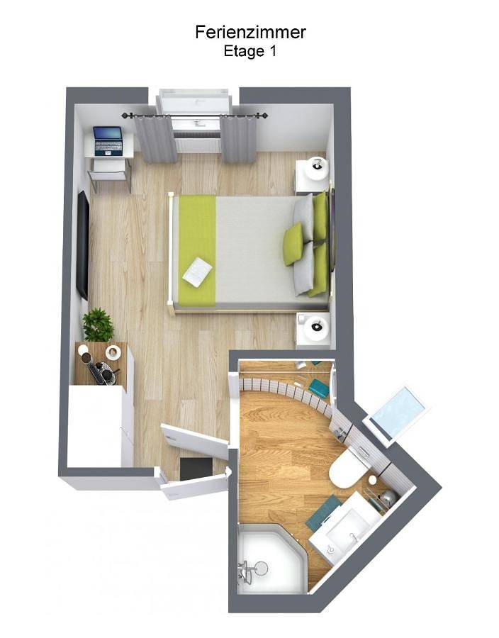 Ferienwohnung für 2 Personen, mit Ausblick in Reken - 2