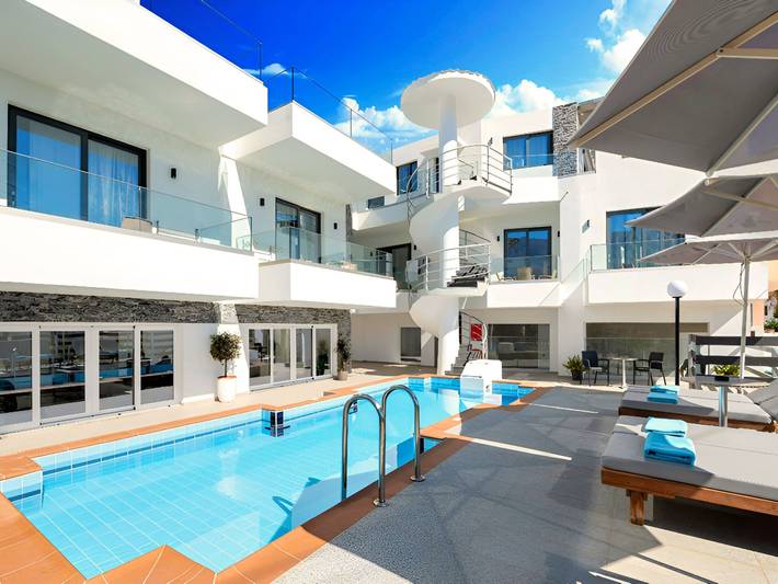 Appartement de vacances pour 3 personnes, avec Balcon et Piscine