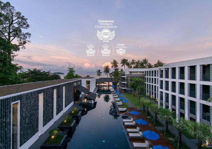 Bungalow für 3 Personen, mit Pool und Garten sowie Ausblick und Kinderpool auf Koh Chang
