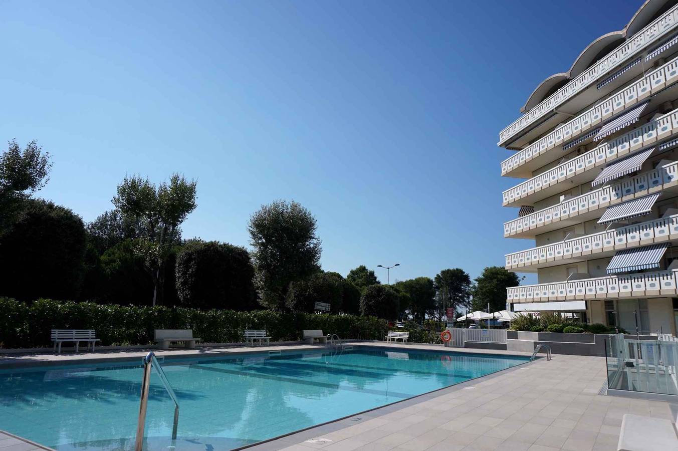 Ganzes Studio, Studio Mono renoviert mit Swimmingpool und Meerblick  in Porto Santa Margherita, Caorle