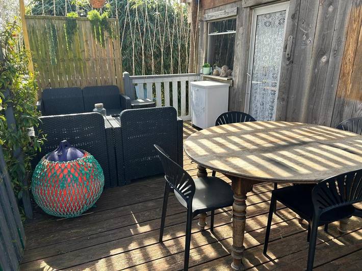 Camping pour 4 personnes, avec Terrasse ainsi que Jardin et Vue