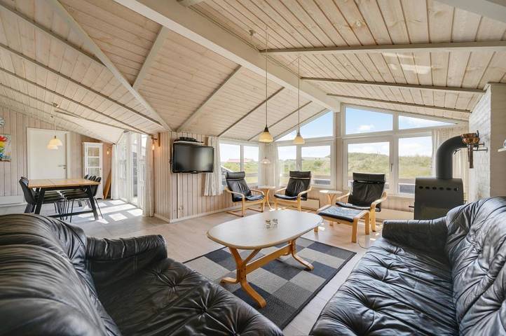 Ferienhaus mit Meerblick für 8 Personen, mit Whirlpool und Sauna sowie Balkon/Terrasse, mit Haustier am Ringkøbing Fjord - 4