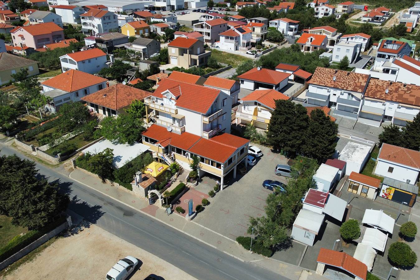 Ganze Wohnung, 1-Zimmer-Ferienwohnung mit Balkon und Meerblick Vrsi - Mulo, Zadar A-3276-a in Mulo, Vrsi