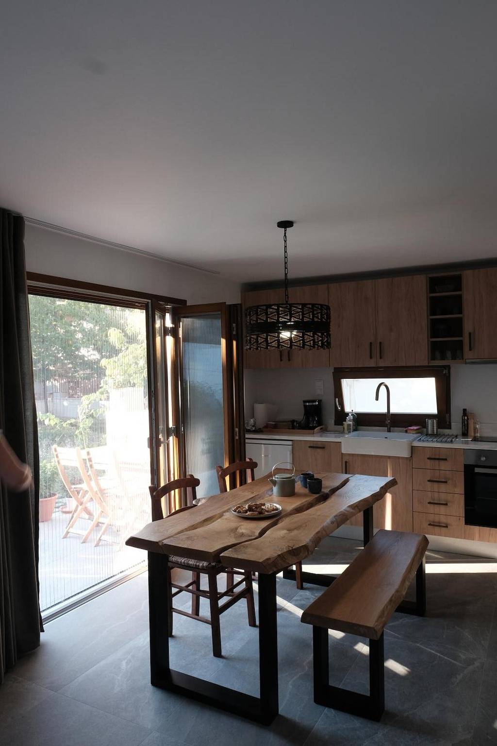 Ganze Wohnung, Apartment „Villa Philia – Garten und Kamin“ mit Wlan und Klimaanlage in Litochoro, Nationalpark Olympos