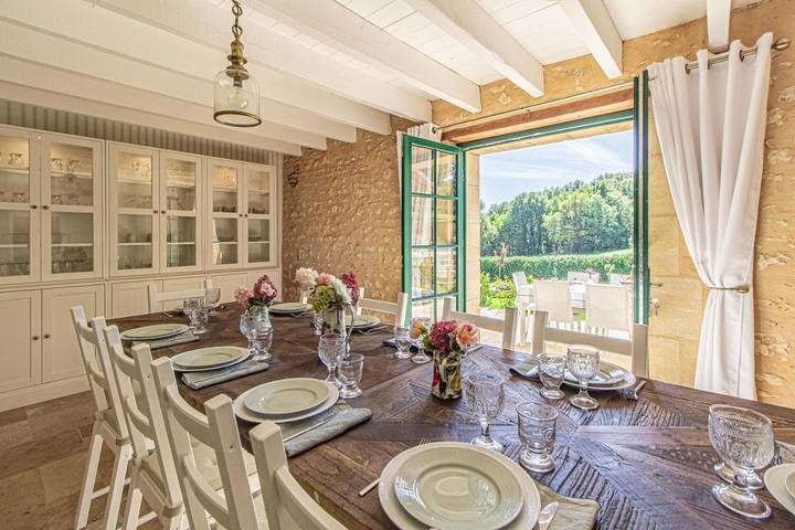 Location de vacances pour 8 personnes, avec vue ainsi que piscine et jardin à Mauzens-et-Miremont - 2