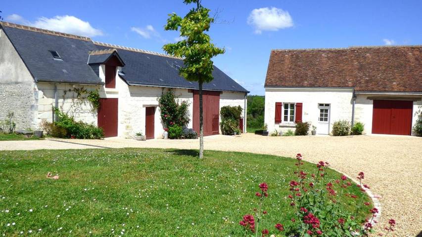 Location de vacances pour 4 personnes, avec vue et jardin, adapté aux familles à Chisseaux - 2