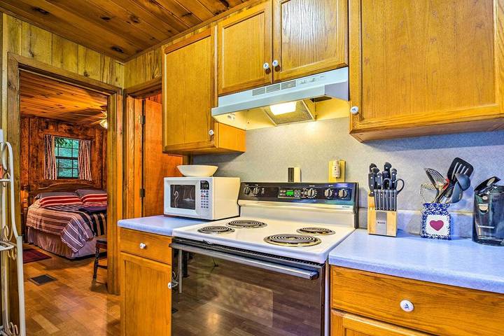 Blockhütte für 6 Personen, mit Balkon - 1