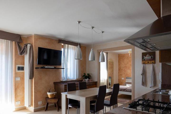 Gîte pour 4 personnes, avec jardin et vue à Zogno