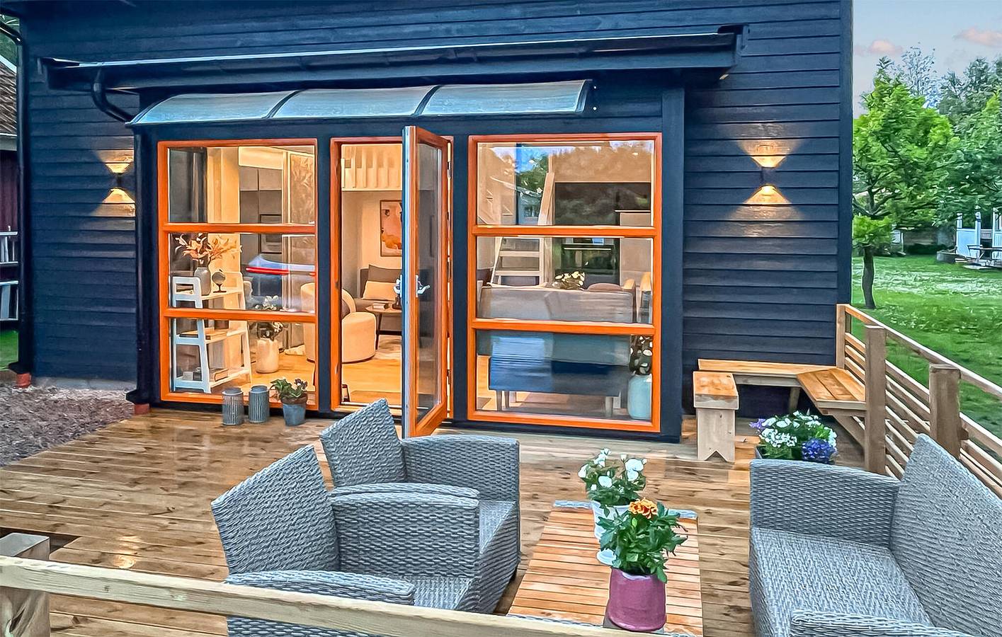 Ferienhaus für 4 Personen mit Terrasse in Frillesas, Halland