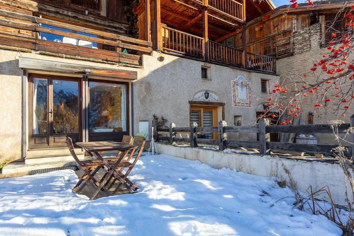 Studio pour 3 personnes, avec Jardin
