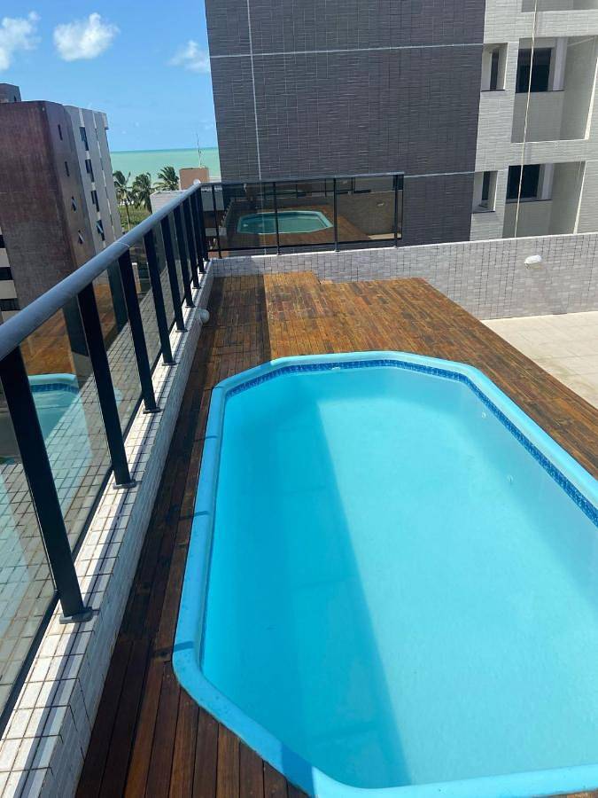 Casa de férias para 4 pessoas, com vista e piscina e ainda varanda em Cabedelo