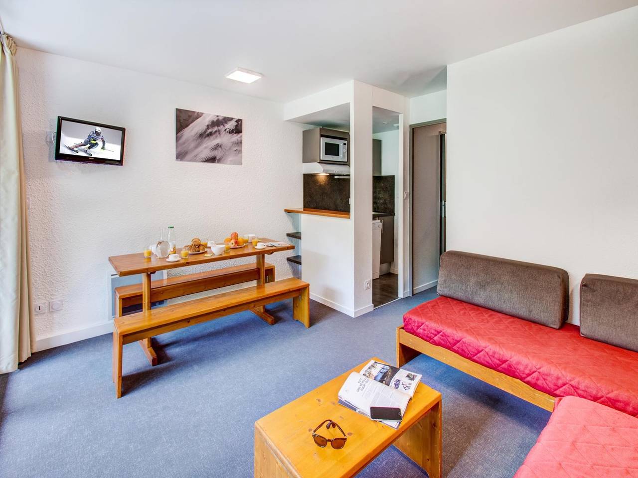 Appartement entier, Séjour supérieur en appartement 2 chambres pour 6 personnes in Peyragudes, Pyrénées