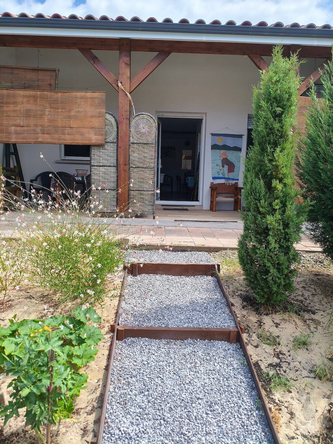 Maison neuve près de la plage, au calme, terrasse, 3 pers., navette & parking gratuits in Vielle-Saint-Girons, Côte d’Argent