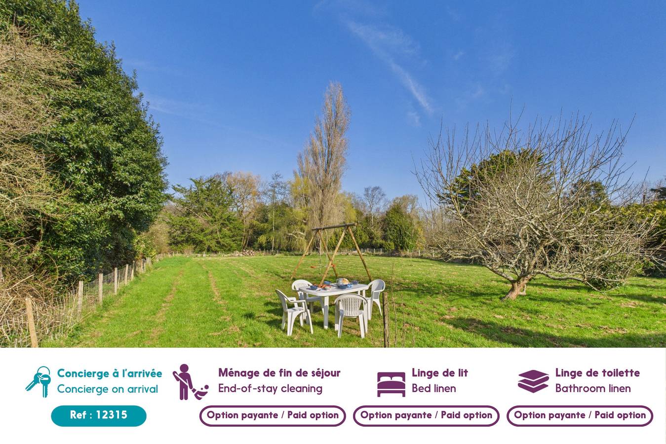 Agréable maison avec grand jardin pour 4 in Saint-Jean-Trolimon, Côte de Cornouaille