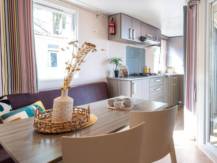 Camping Club Navarrosse Plage 4* - Ms Vacances - Mobilhome 4 personnes - Soléo Standard. in Biscarrosse, Côte d’Argent