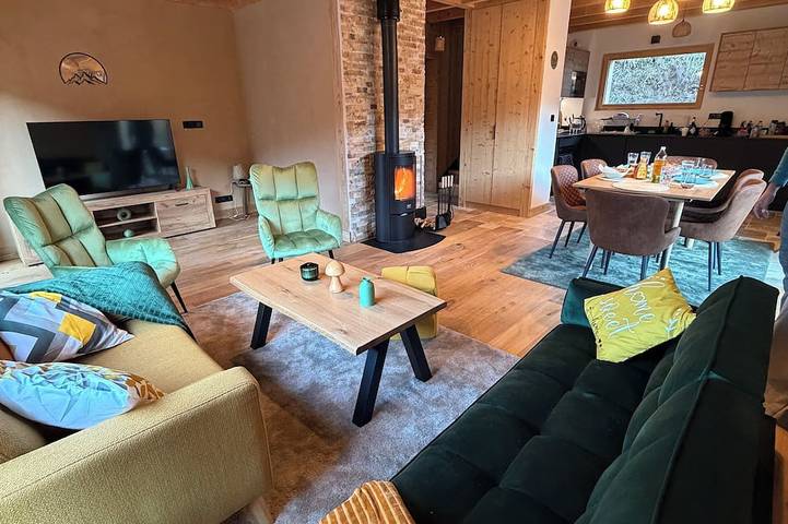 Maison pour 6 personnes, avec balcon et jardin à Saint-Jean-de-Sixt