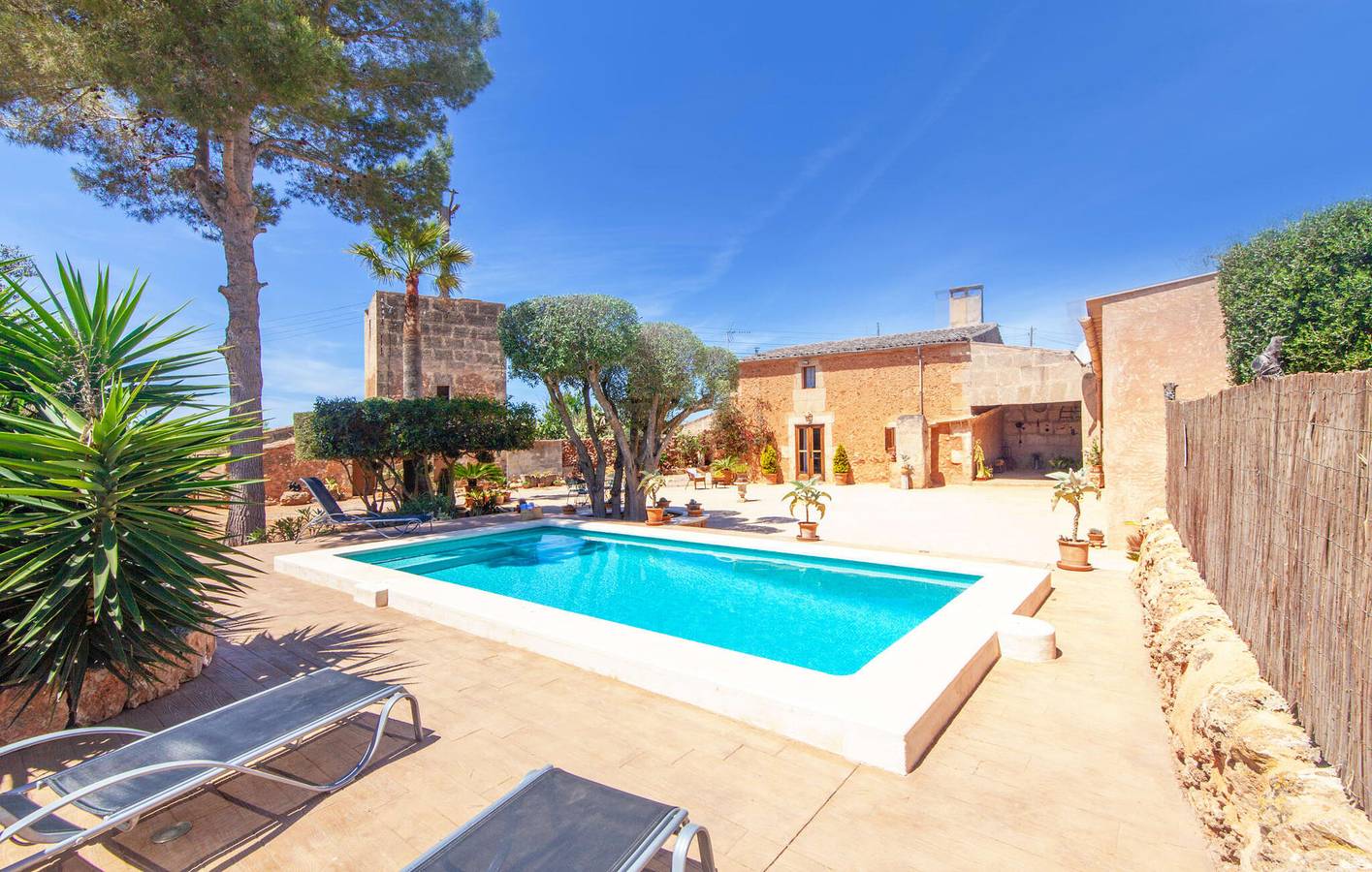 Sunset Terrace Retreat with Pool and Grill in Campos, South Majorca