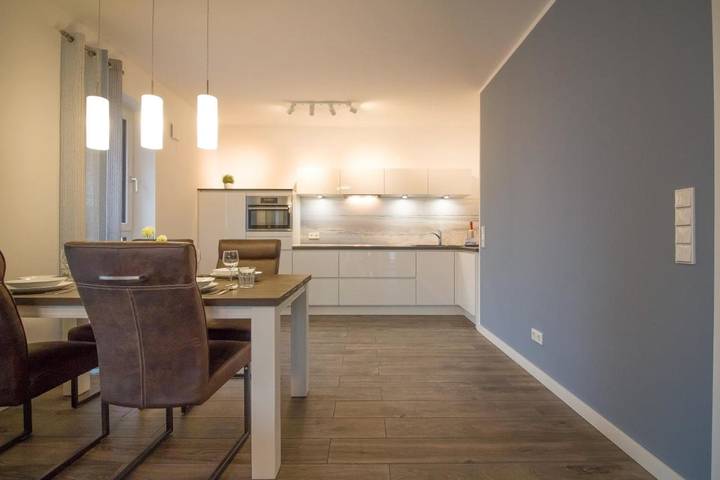 Ferienwohnung für 5 Personen, mit Balkon und Terrasse sowie Ausblick in Cuxhaven (Stadt)