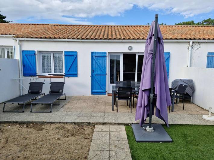Location de vacances pour 6 personnes, avec jardin et vue dans Plage des Dunes (Bretignolles-sur-Mer)