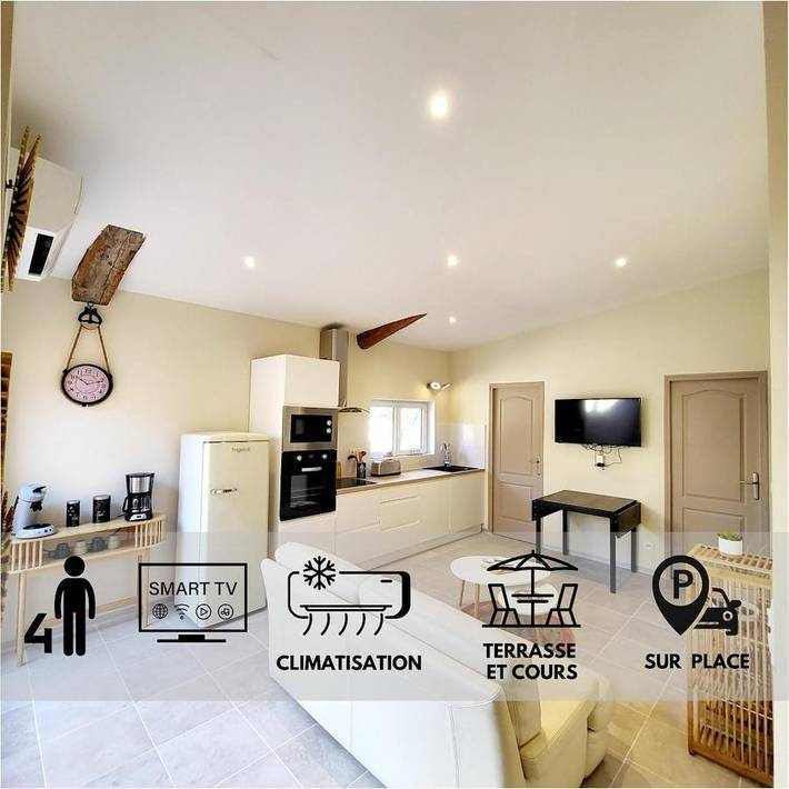 Maison de vacances pour 4 personnes, avec terrasse