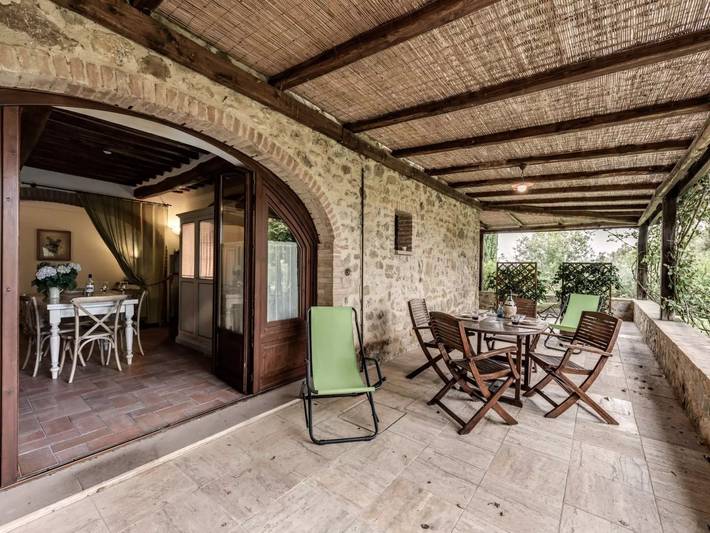 Vakantiewoning voor 2 personen, met balkon en zwembad in Casole d'Elsa