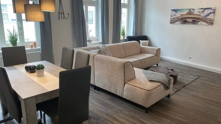 Ferienwohnung für 6 Personen, mit Balkon, mit Haustier in Stadtmitte Rostock