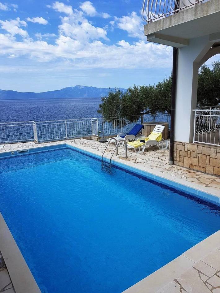 Maison d’hôte pour 2 personnes, avec piscine et vue ainsi que jardin et balcon à Podaca