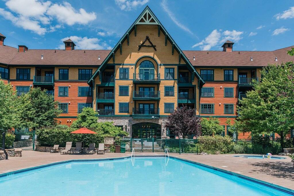 Ganze Wohnung, Die Appalachian Lodge im Mountain Creek Wasserpark ��� Mtn Front �� Balkon ����� 342 in Mountain Creek