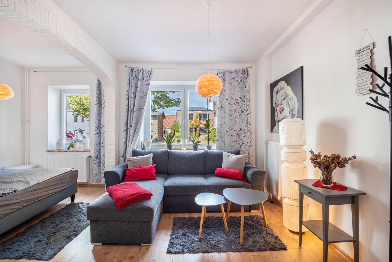 Hel lejlighed, Ferielejlighed for 6 personer med balkon in Lübeck, Lübeck Bugt