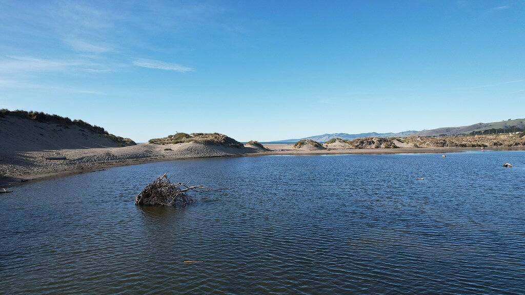 Bodega Bay on the Edge of Pacific Ocean in Bodega Bay, California North Coast