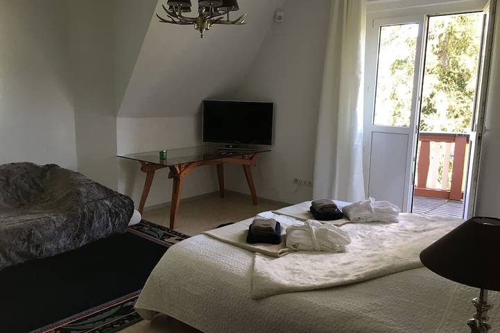 Chalet für 13 Personen, mit Terrasse und Garten im Erzgebirge - 3