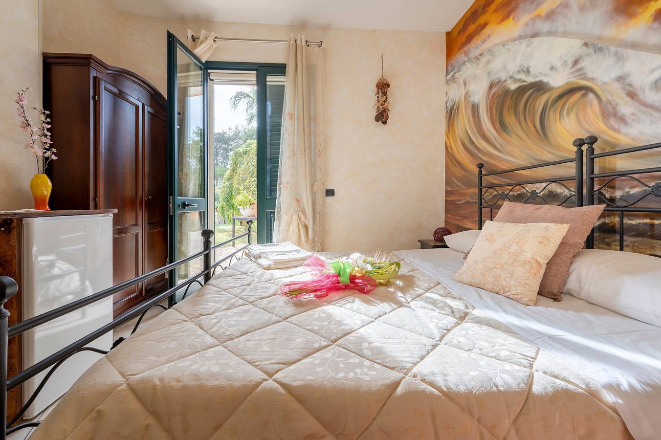 Bed & Breakfast 'Paradise - Mare' mit privatem Garten, Wlan und Klimaanlage in Melendugno, Lecce Provinz