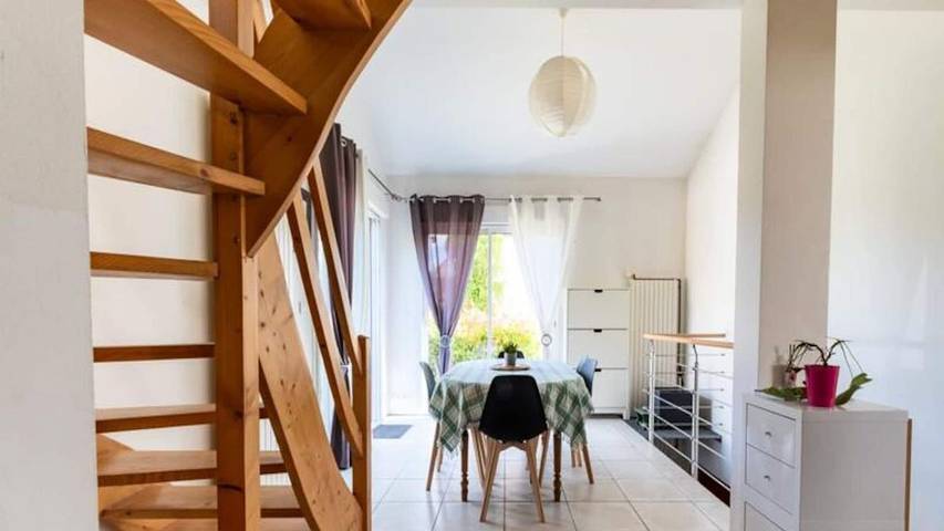 Appartement de vacances pour 9 personnes, avec jardin