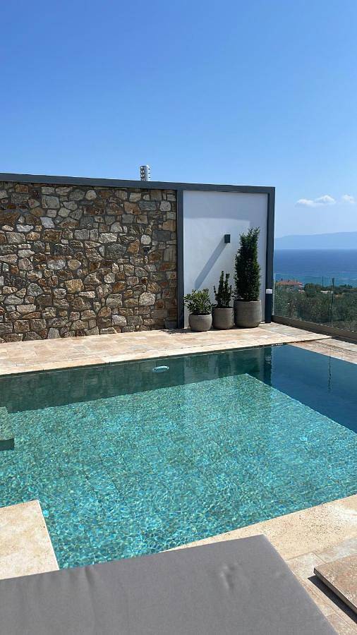 Villa für 5 Personen, mit Pool und Garten sowie Ausblick in Chalkidiki - 4