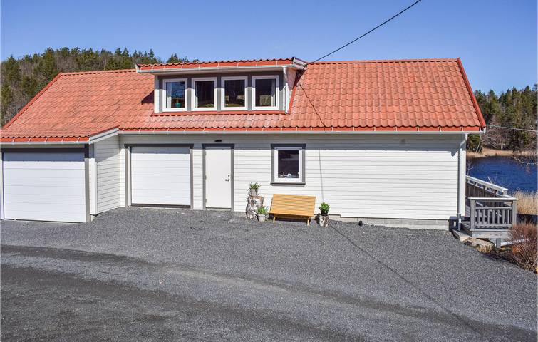 Ferienwohnung für 6 Personen, mit Seeblick und Terrasse sowie Garten in Tvedestrand - 2